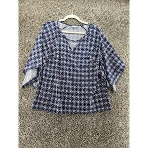 Westport Medium Multicolor 3/4 Sleeve Blouse